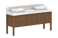 Harper Floor Mount Vanity with Legs