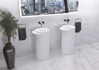 Crescent Mineral Stone Freestanding Basin