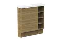Petite Shelf Floor Mount Vanity
