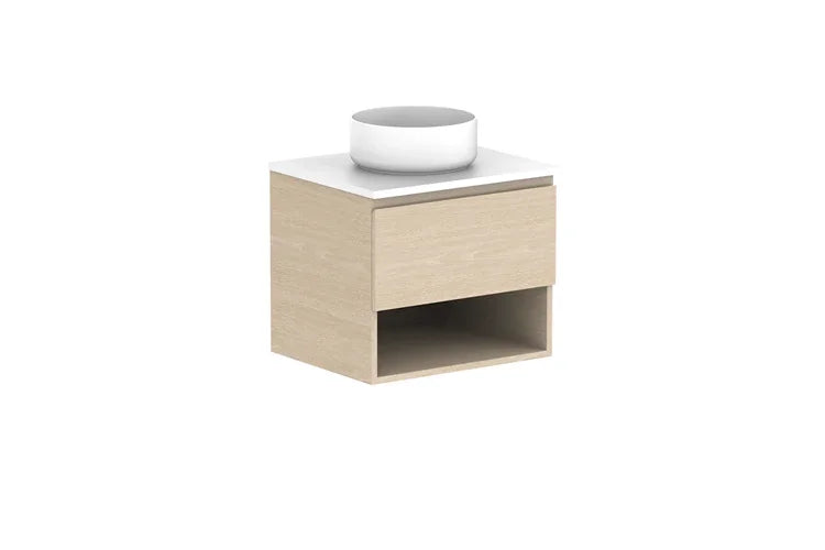 Glacier Shelf Slim Wall Hung Vanity