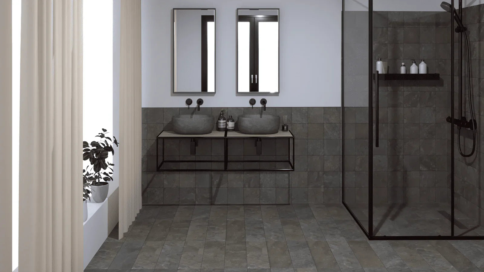 Gauguin Stonepeak 147x147mm Square Mosaics - Series