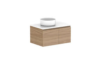 Glacier Door & Drawer Slim Wall Hung Vanity