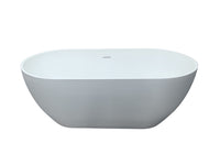 Lucia Freestanding Stone Bath with Overflow