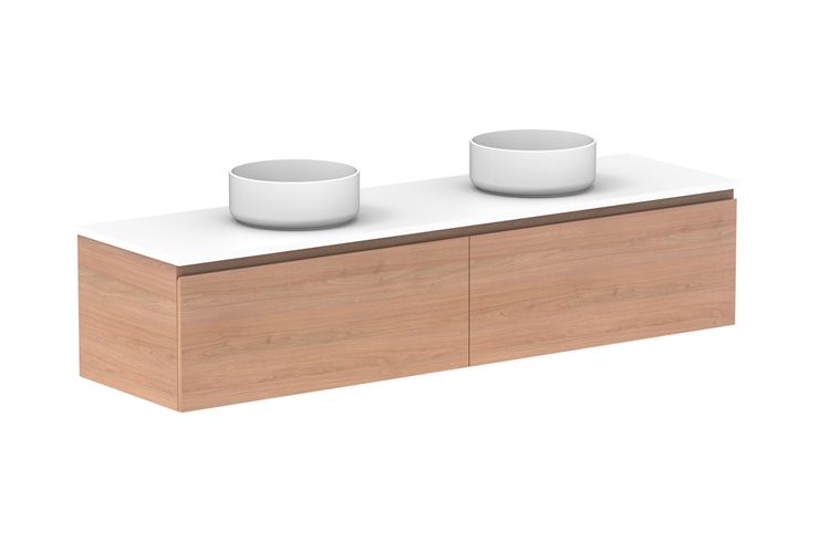 Glacier All Drawer Slim Wall Hung Vanity