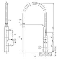Vido Flexible Hose Sink Mixer – Lead Free