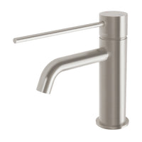 Vivid Slimline Basin Mixer Curved Outlet with Extended Lever