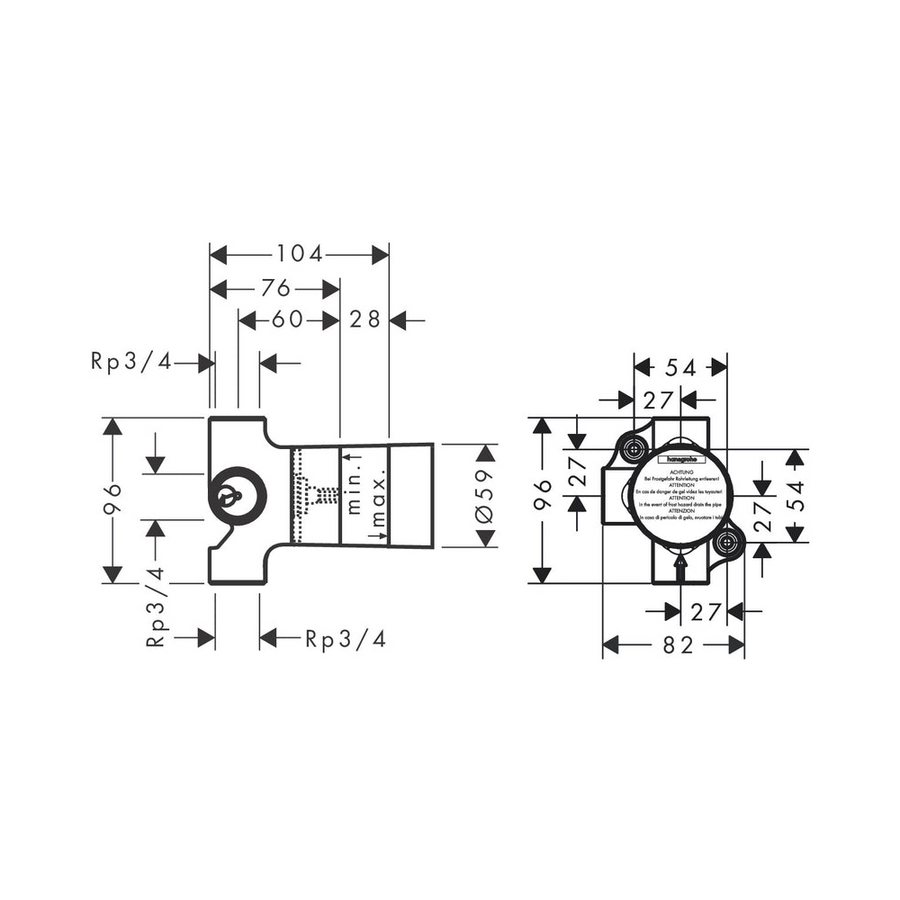 Trio Valve Basic Set without Stop
