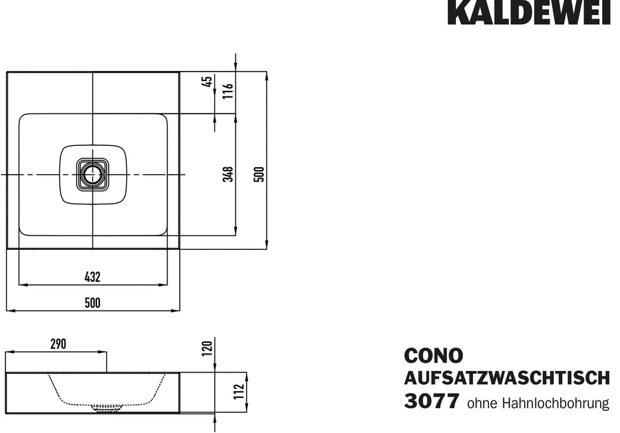 Cono Above Counter Basin