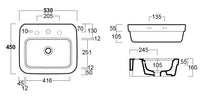 Balfour Wall Hung Basin