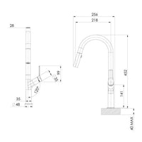 Linq Pull Out Sink Mixer – Lead Free