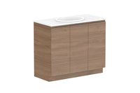 Glacier All Door Trio Floor Mount Vanity