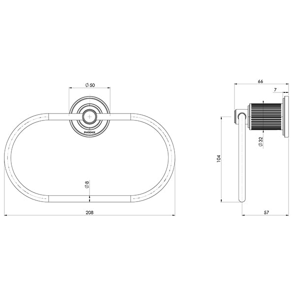 Wiltern Hand Towel Holder
