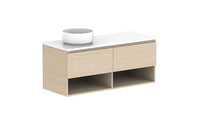 Glacier Shelf Slim Wall Hung Vanity