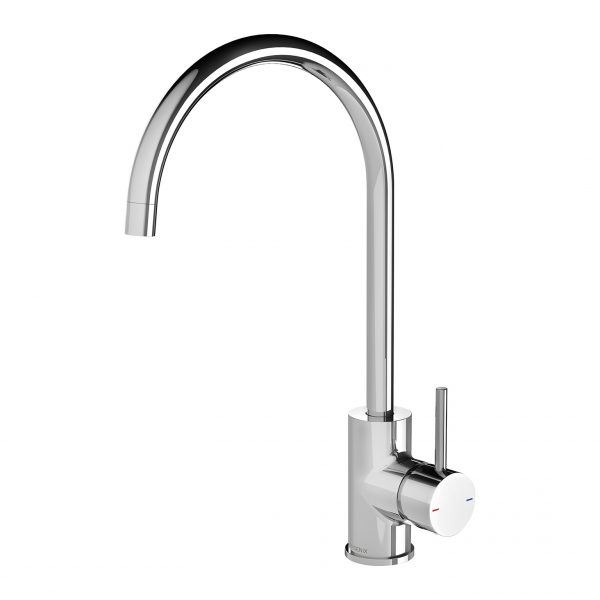 Pina 6 Star WELS Gooseneck Sink Mixer - Lead Free
