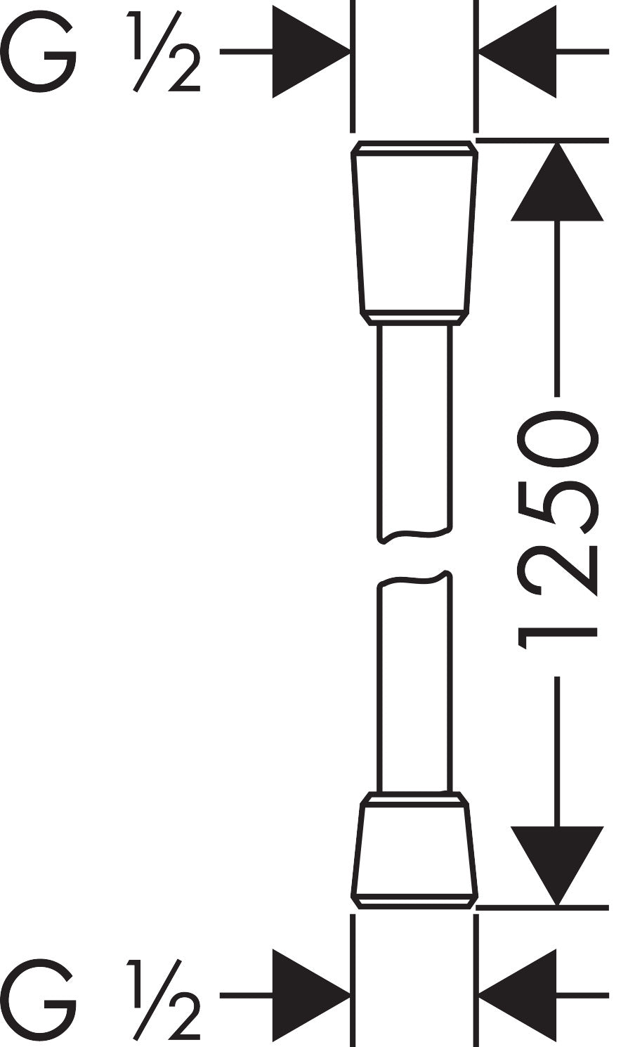 Isiflex 125cm Shower Hose