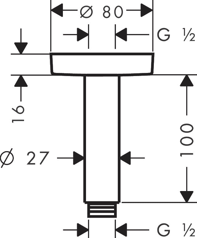 FixFit S 10 Ceiling Arms