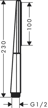 Rainfinity Baton 100 1 Jet EcoSmart Hand Shower