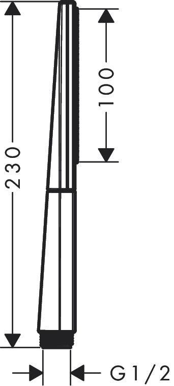 Rainfinity Baton 100 1 Jet EcoSmart Hand Shower
