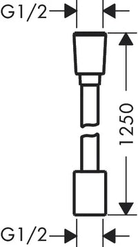 Designflex Textile 125 Shower Hose