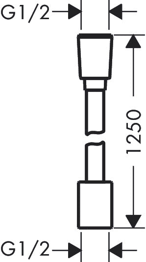 Designflex Textile 125 Shower Hose