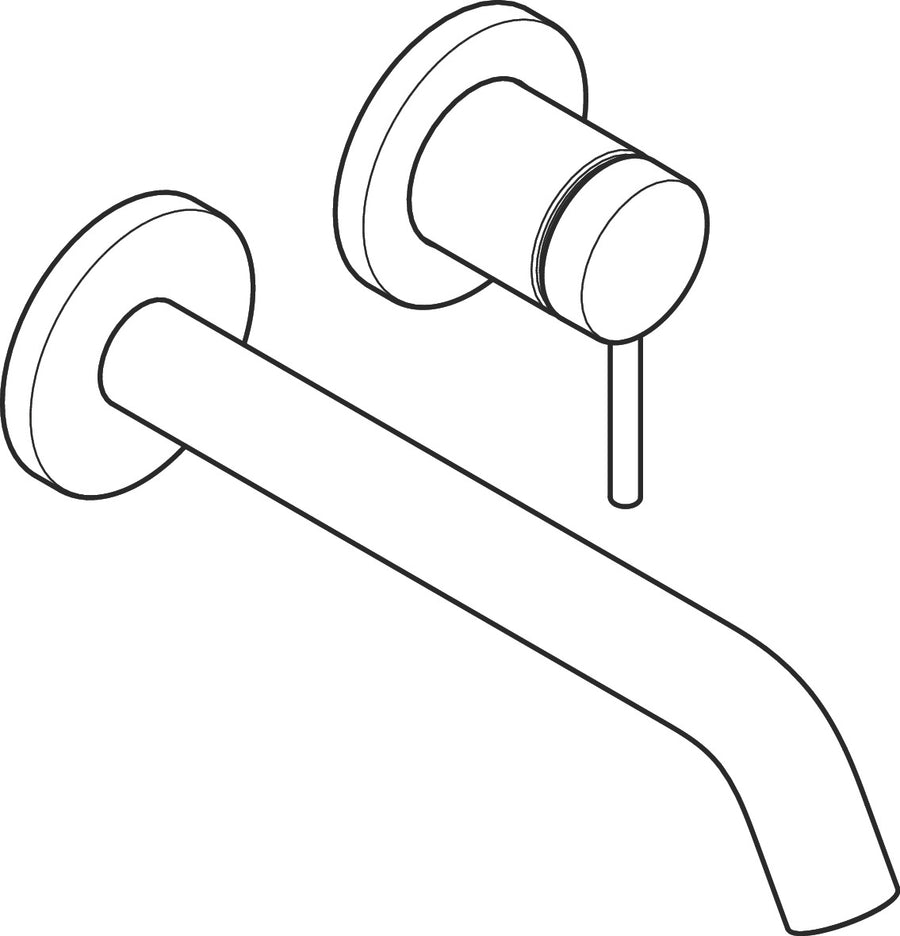 Tecturis S Wall Basin Mixer