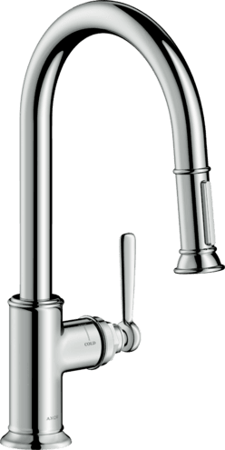 Single lever kitchen mixer 180 with pull-out spray