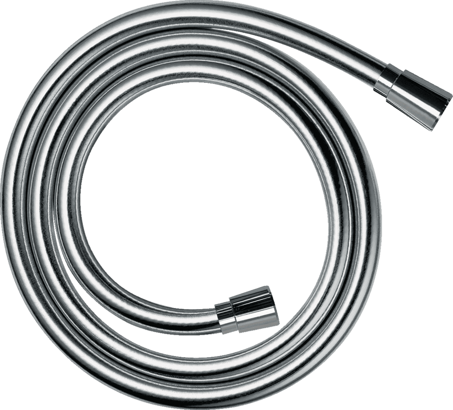 Metal effect shower hose 2.00 m with conical nuts