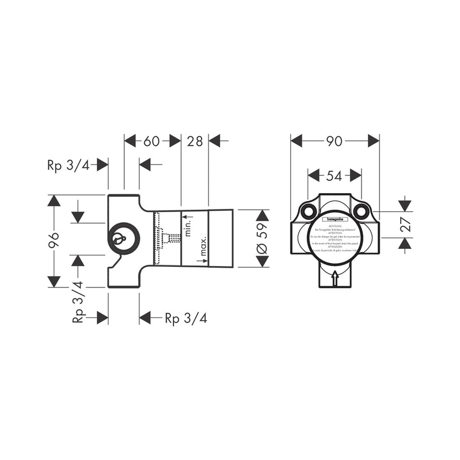 Quattro Four-way Diverter Valve Basic Set