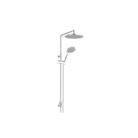 Glide RainBoost Twin Rail Shower