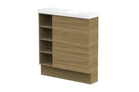 Petite Shelf Floor Mount Vanity