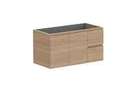 Glacier Door & Drawer Twin Wall Hung Vanity