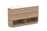 Glacier Ensuite Shelf Trio Vanity