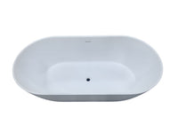 Lucia Freestanding Stone Bath with Overflow