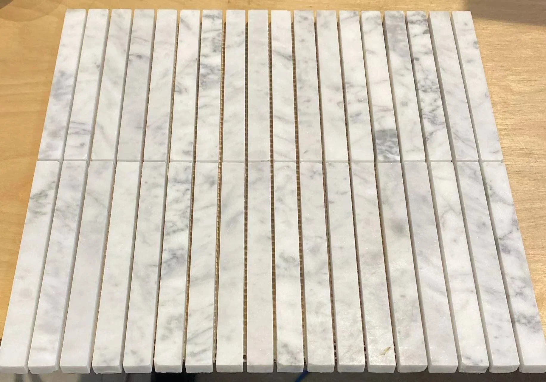 Bianco Carrara Honed Kit Kat