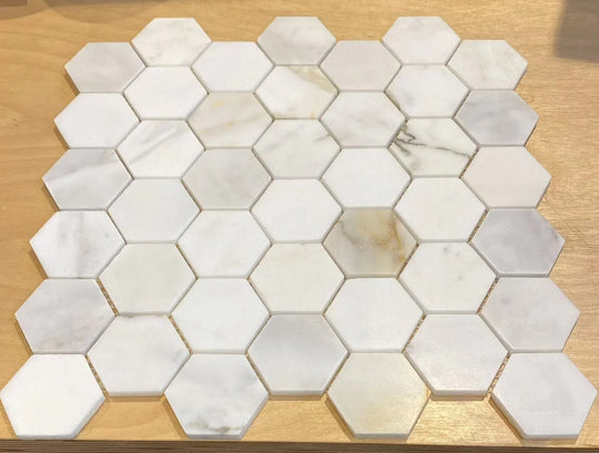 Calacatta Gold Honed Hexagon