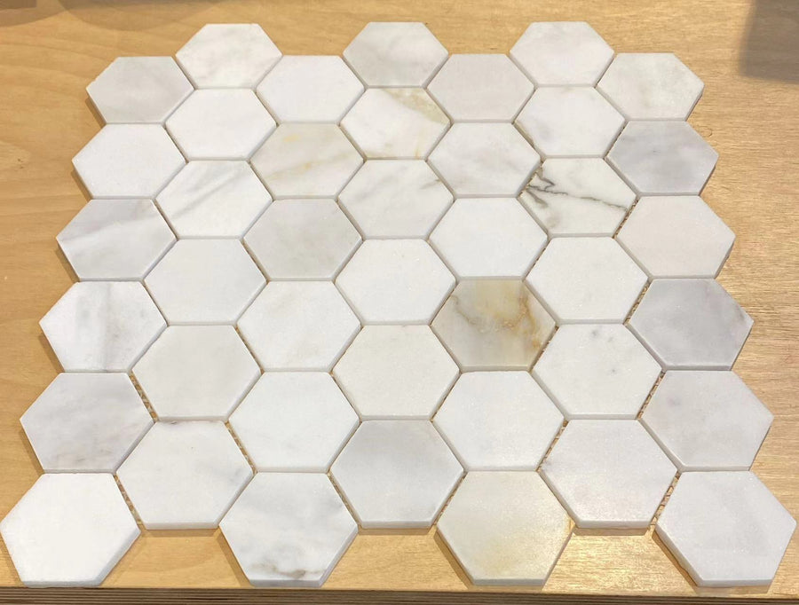 Calacatta Gold Honed Hexagon