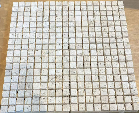 Travertine Tumbled Mosaic