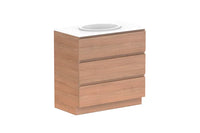 Glacier All Drawer Slim Floor Mount Vanity
