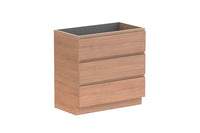 Glacier All Drawer Slim Floor Mount Vanity