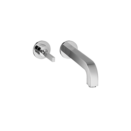 Citterio Pin Handle Wall Basin Mixer