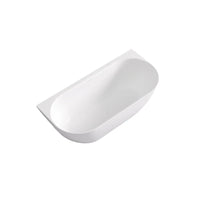 Ellips Acrylic Back To Wall Bathtub