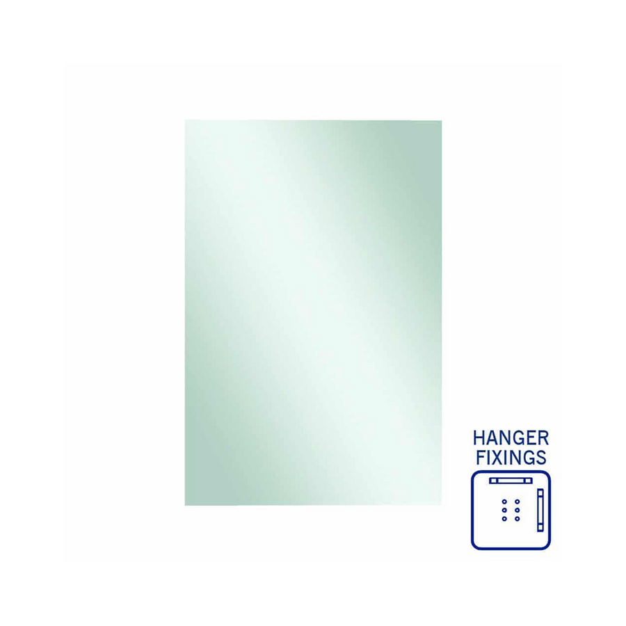 Jackson Square Polished Edge Mirror with Demister