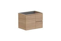 Glacier Door & Drawer Twin Wall Hung Vanity