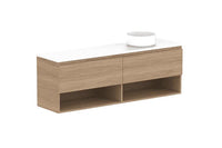 Glacier Ensuite Shelf Slim Vanity