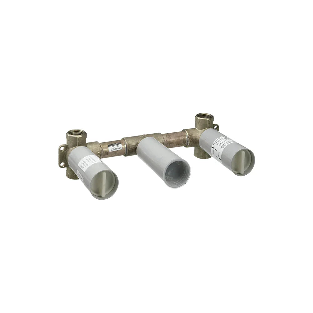 3 Hole Wall-Mounted Basin Mixer Basic Set