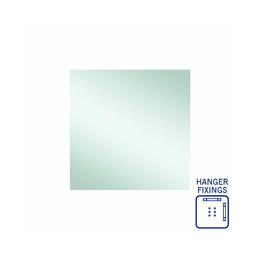 Jackson Square Polished Edge Mirror with Demister