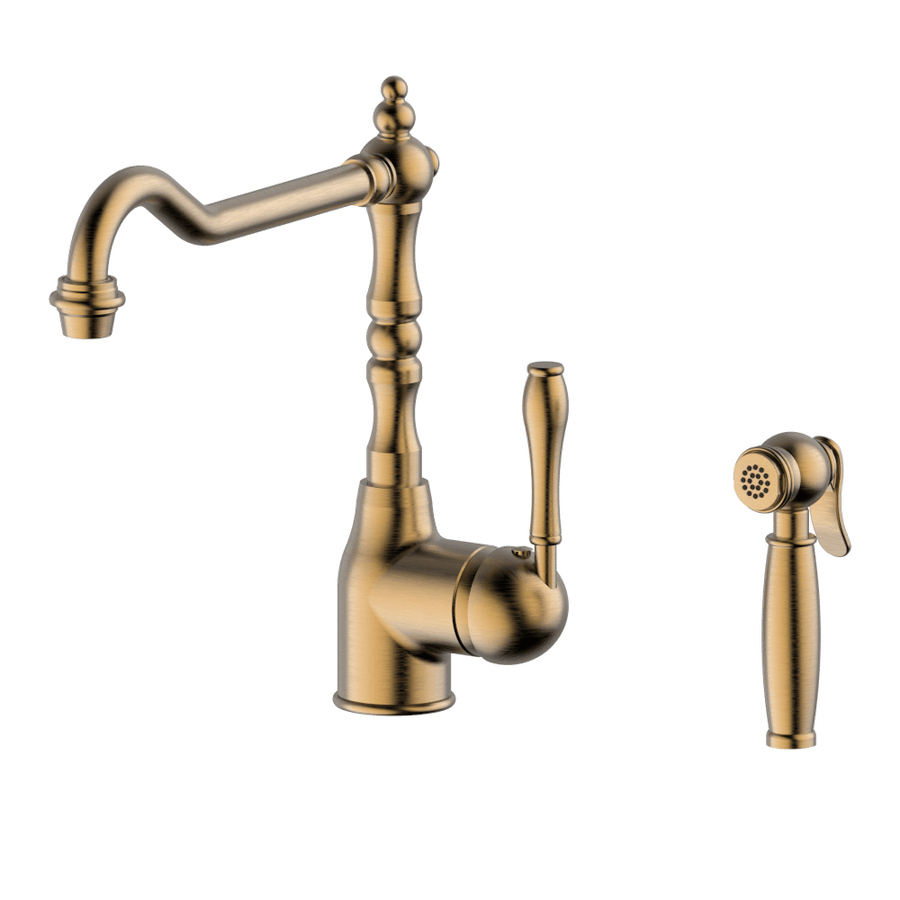 Provincial Kitchen Mixer with Side Spray