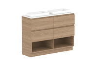 Glacier Ensuite Shelf Trio Vanity