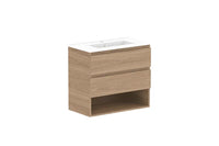 Glacier Ensuite Shelf Twin Vanity
