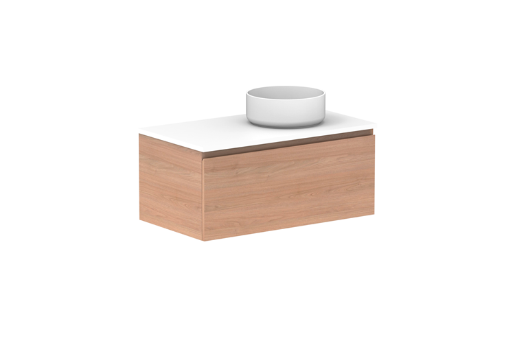 Glacier All Drawer Slim Wall Hung Vanity